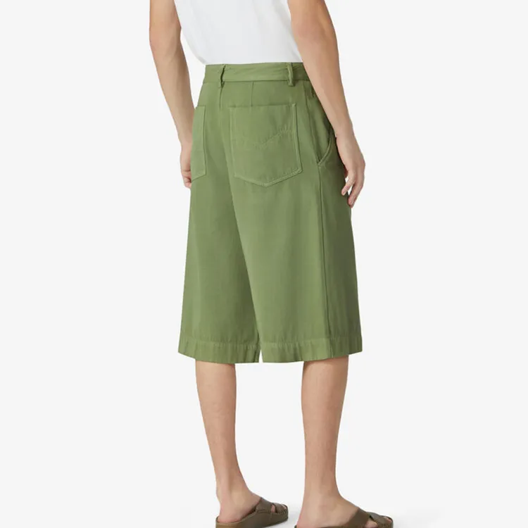 KENZO SS21 Loose Fit Shorts Summer Men's Olive Green-4