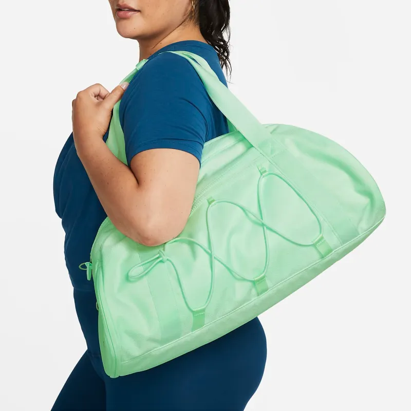 Nike Polyester Handbag Shoulder Bag Crossbody Bag Luggage Bag Gym Bag Large Size Women's Mint Green-6