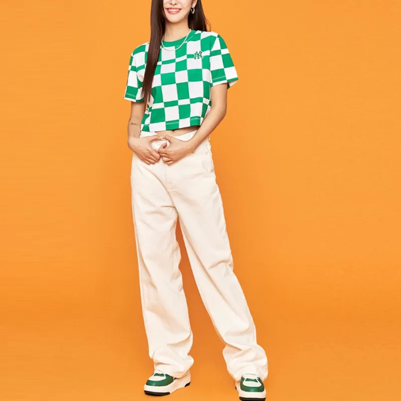 MLB Crop Tops Women's Dark Green-3
