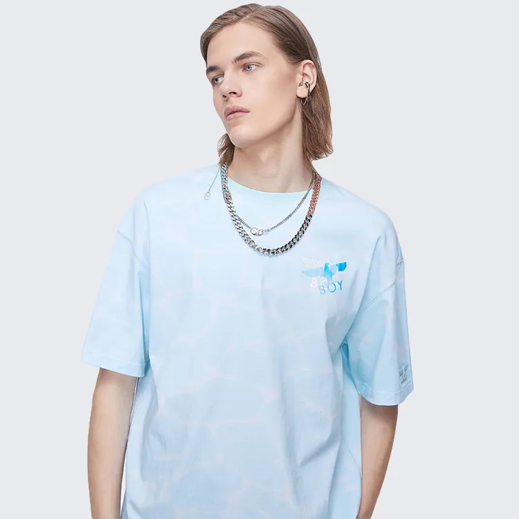 Boy London Elbow Length Sleeved T Shirt Unisex Blue-2