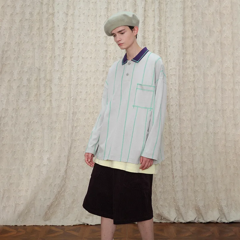UNVESNO Polo Shirts Unisex Gray-3