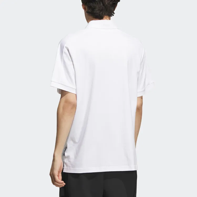 Adidas Polo Shirts Men White-2
