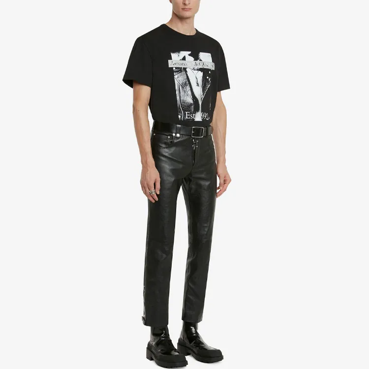 Alexander McQueen Graphic Printed Crewneck T-Shirt-3