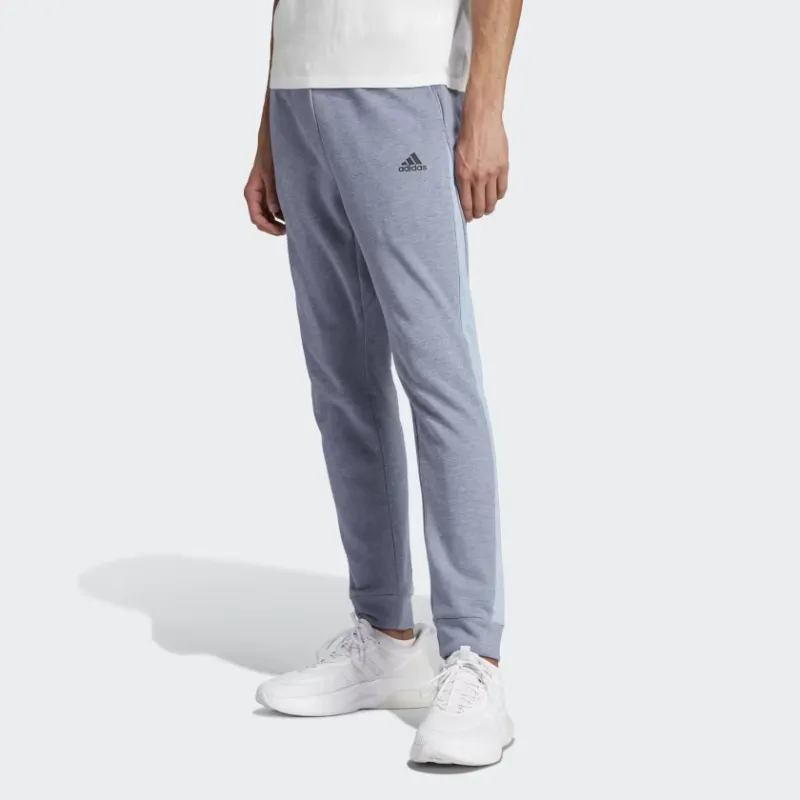 Adidas Mélang Knitted Sweatpants Men Blue Gray-1