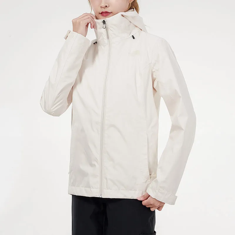 THE NORTH FACE Waterproof And Windproof Windbreaker Jacket Women's White-4