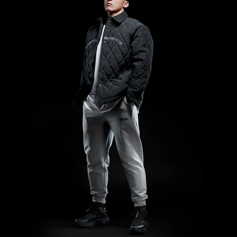 Monster Guardians Puffer Jackets Men Black-2