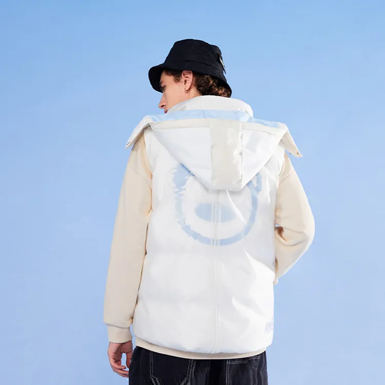 LAMLICKA Vests Unisex White-3