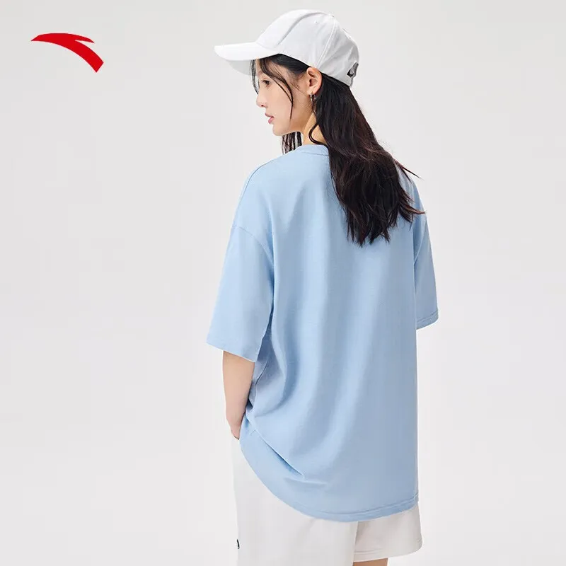 Anta Life Collection T Shirt Unisex Ceramic Blue-3
