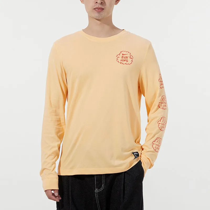 Nike T Shirts Men Apricot-2