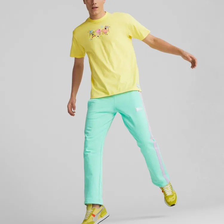 PUMA T Shirt Unisex Dynamic Yellow-1
