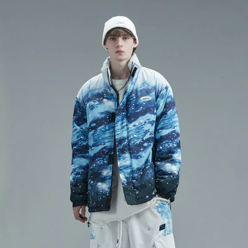 Guuka Puffer Jacket Unisex Blue-4