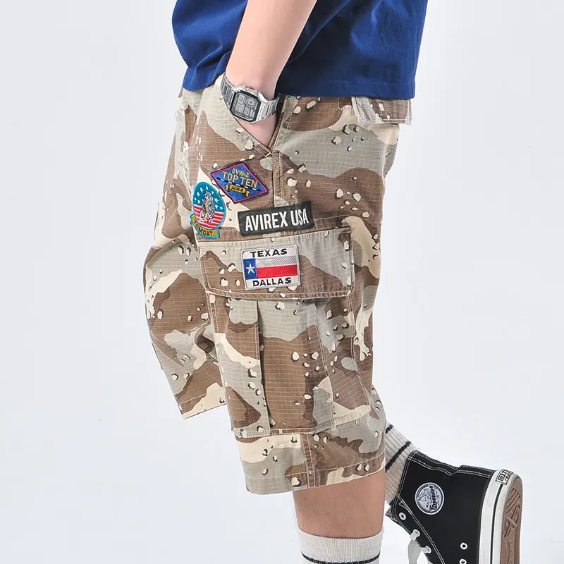 AVIREX Cargo Shorts Men-7