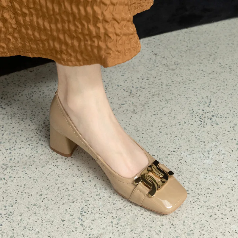 CAMEIDO High Heels Women's Apricot-2