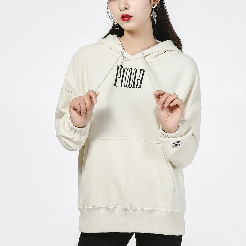 PUMA Sweatshirts Women's Ecru-3