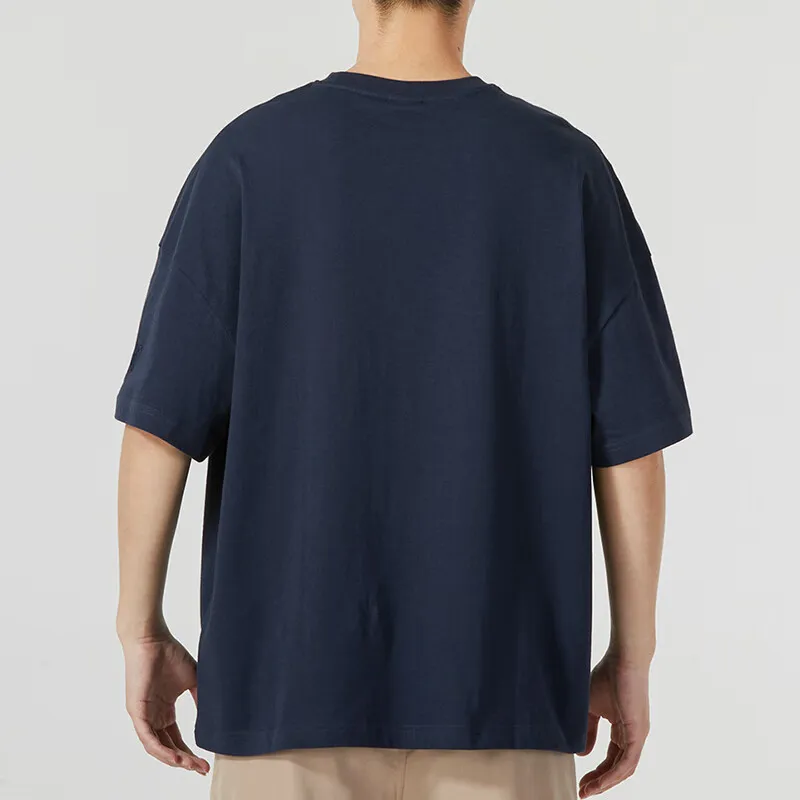 PUMA T Shirts Men Navy Blue-3