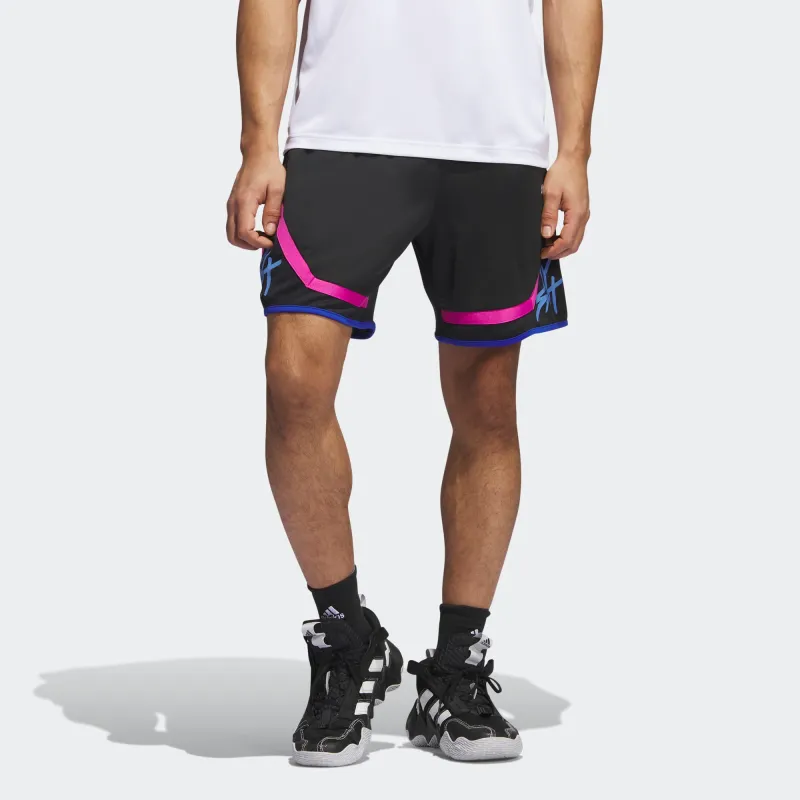 Adidas Basketball Shorts Men's Black/Royal Blue-2