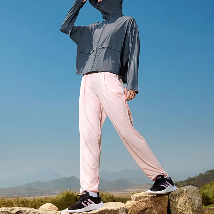 Adidas Breathable And Cool Feeling Sun Protection Clothing Women's Dark Gray-4