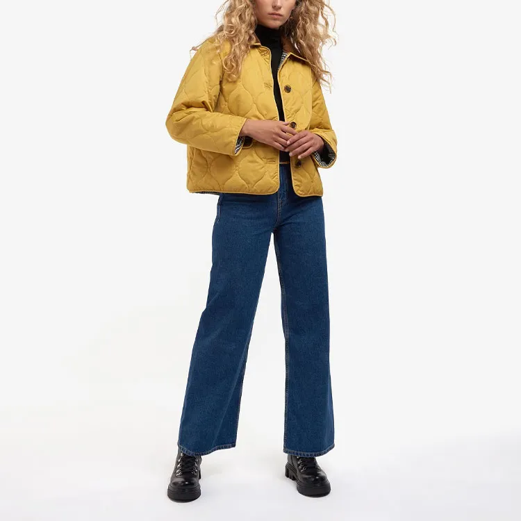 BARBOUR Puffer Jackets Women's Yellow-1