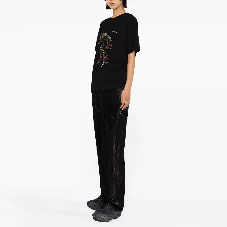 OFF WHITE T Shirts Women's Black-4