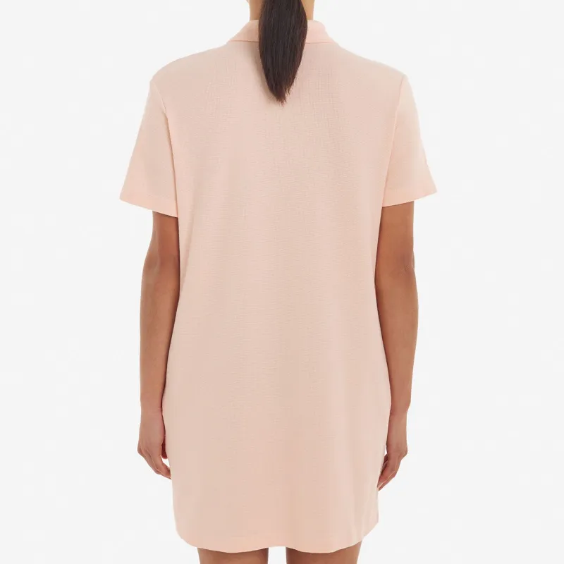 Maison Kitsune Logo embroidered Polo Dress-3