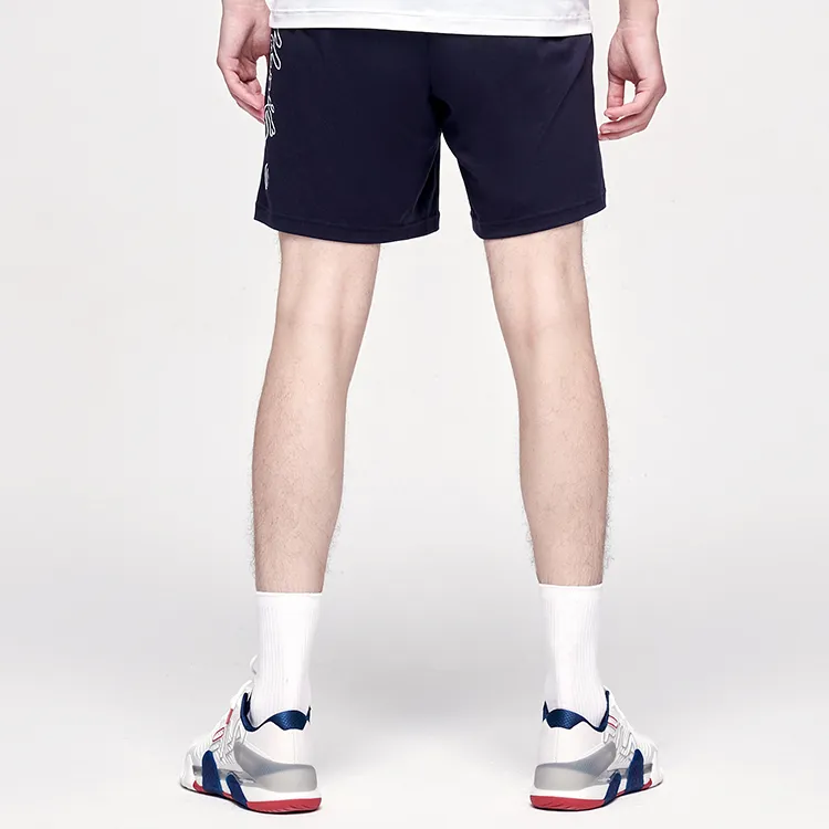 FILA Athletics Sports Shorts Men Royal Blue-4