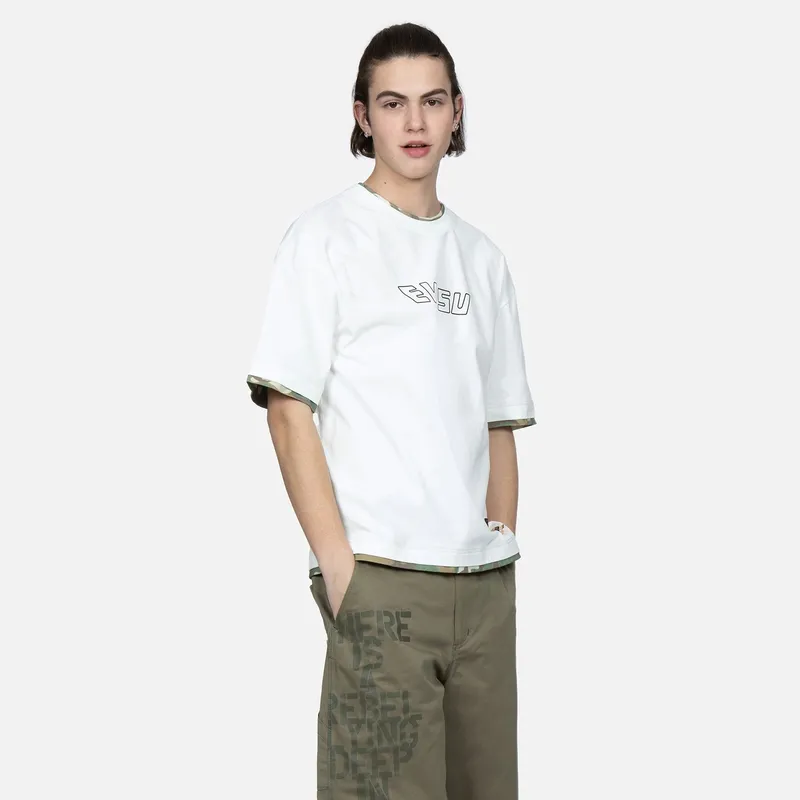 EVISU T Shirts Men White-2