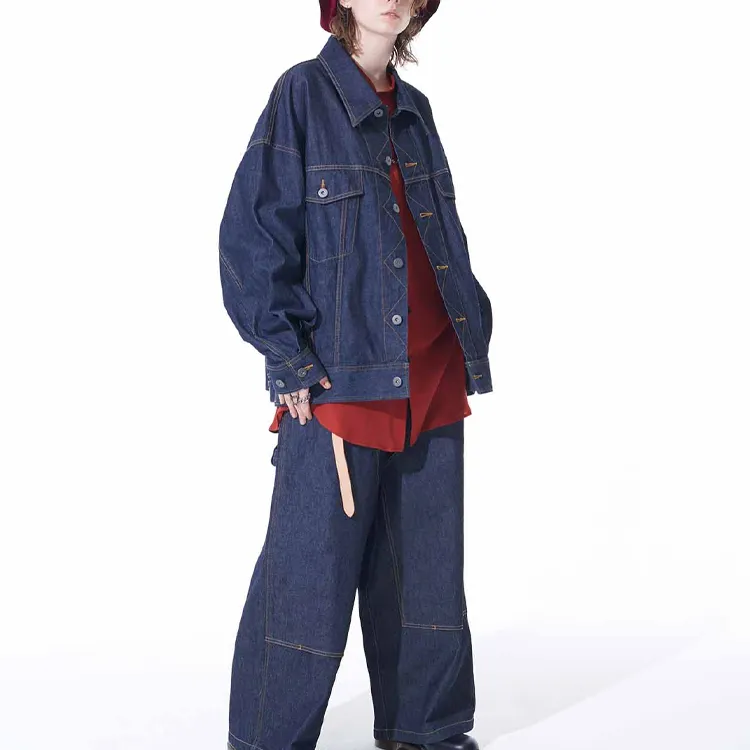Yohji Yamamoto Jackets Women's Blue-2