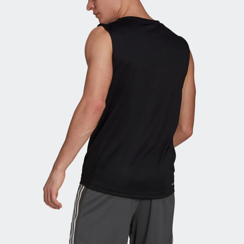 Adidas Tank Tops Men Black-2