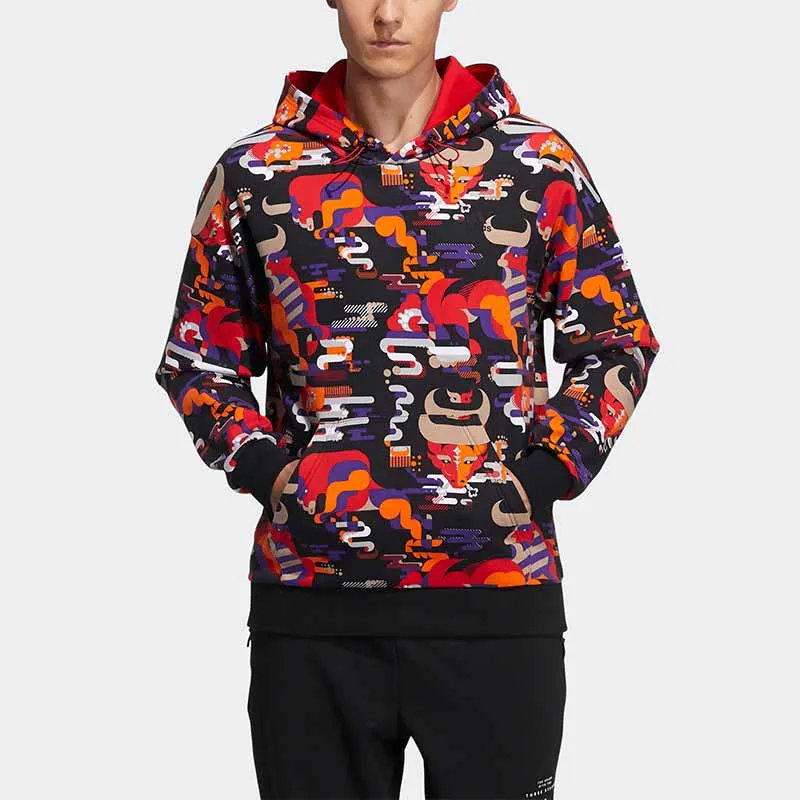 Adidas CNY Collection Sweatshirts Men Scarlet-2