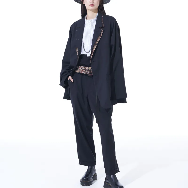 Yohji Yamamoto Casual Pants Unisex Black-3