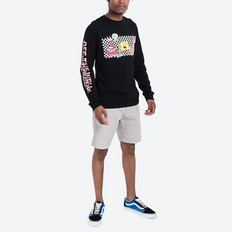 Spongebob Squarepants X Vans T-Shirts Men Black-4