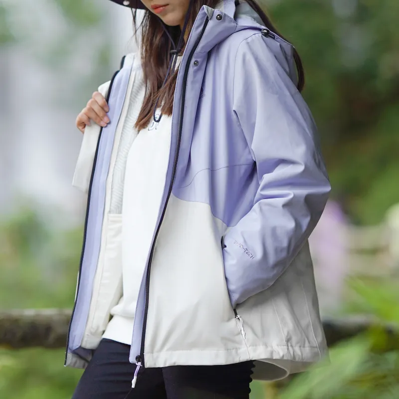 CAMEL All weather Waterproof And Windproof To Keep Warm Windbreaker Jacket Women's-9
