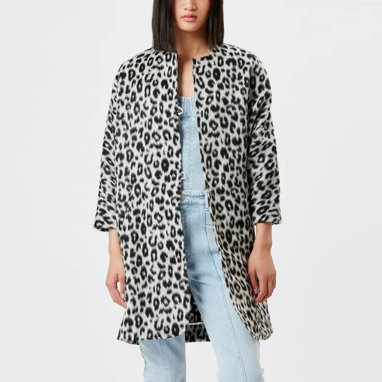 ISABEL MARANT Ometia Leopard print Coat-2
