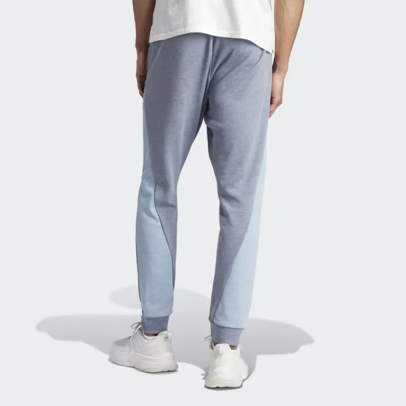 Adidas Mélang Knitted Sweatpants Men Blue Gray-2