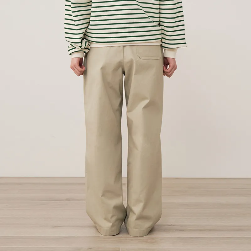 COVERNAT Casual Pants Unisex Beige-3