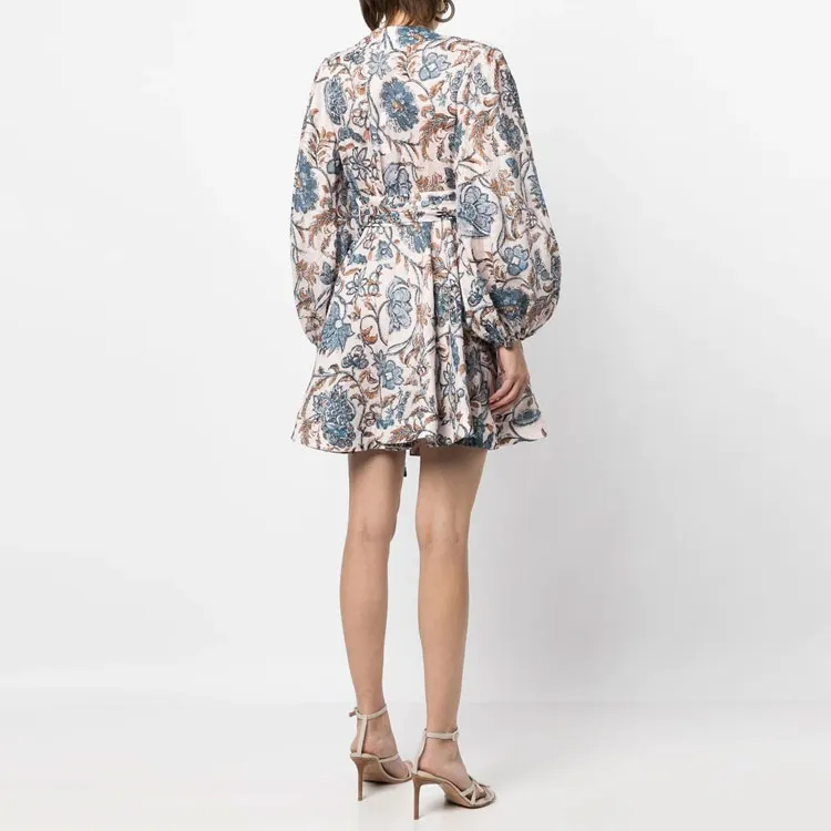 Zimmermann Long Sleeved Dresses Women's Blue-2