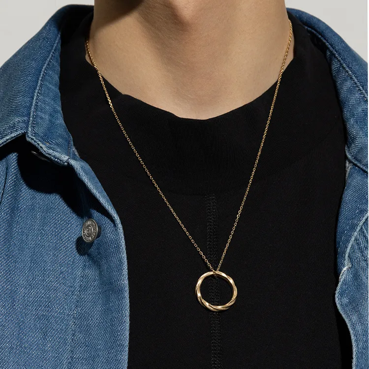Maison Margiela Necklaces Men Gold-3