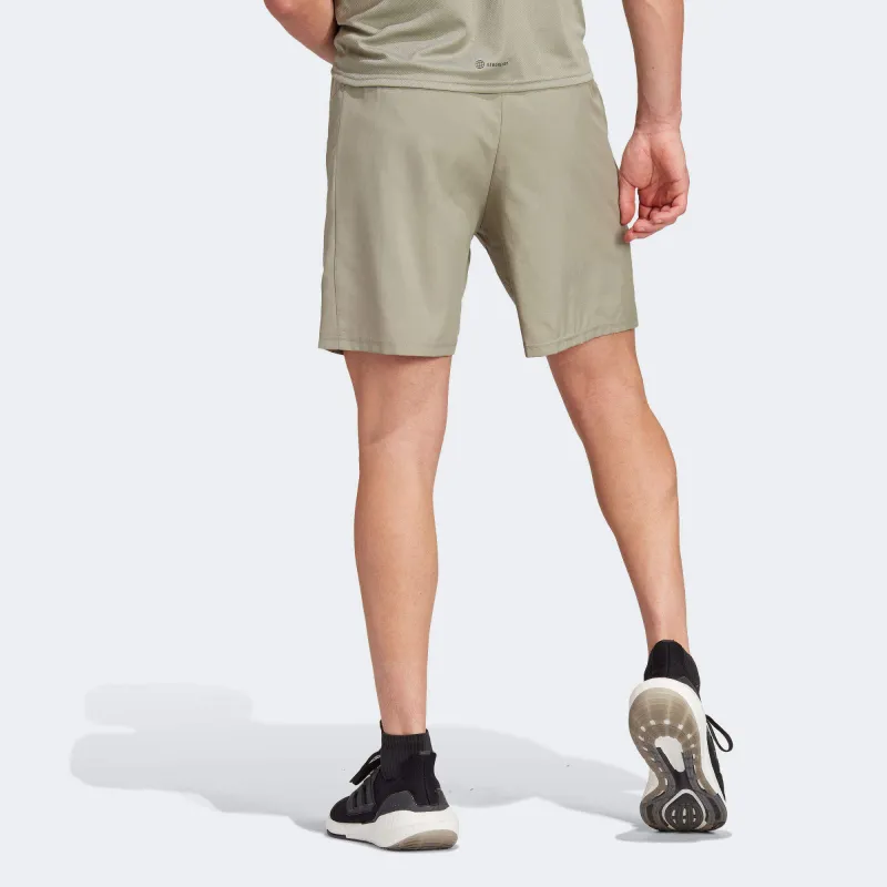 Adidas Essential Casual Shorts Men Khaki Green-2