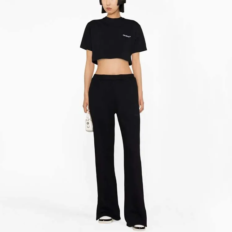OFF WHITE Diag print Cotton Track Pants-2