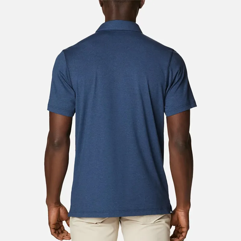 Columbia Polo Shirts Men Navy Blue-2