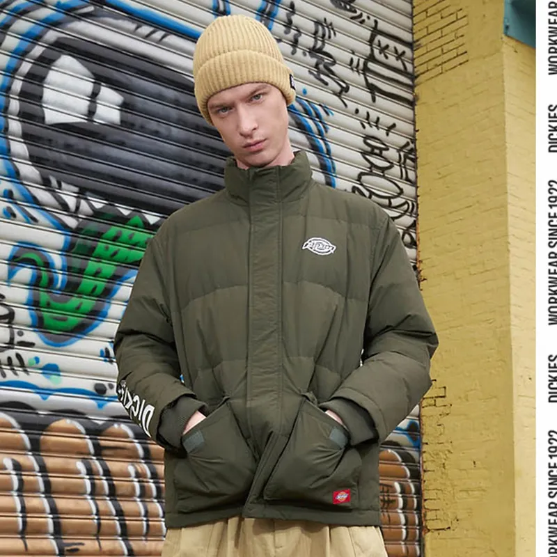 Dickies Down Jacket Unisex Army Green-4