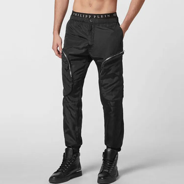PHILIPP PLEIN Knitted Sweatpants Men Black-3