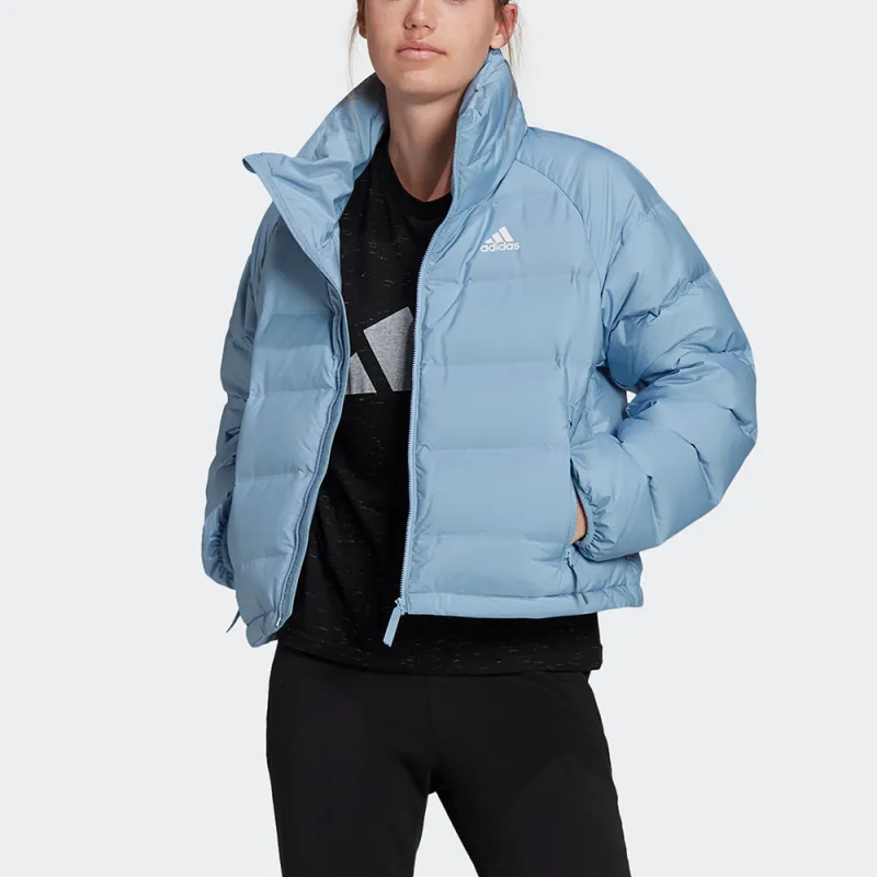 Adidas Down Jackets Women's Sky Blue-2