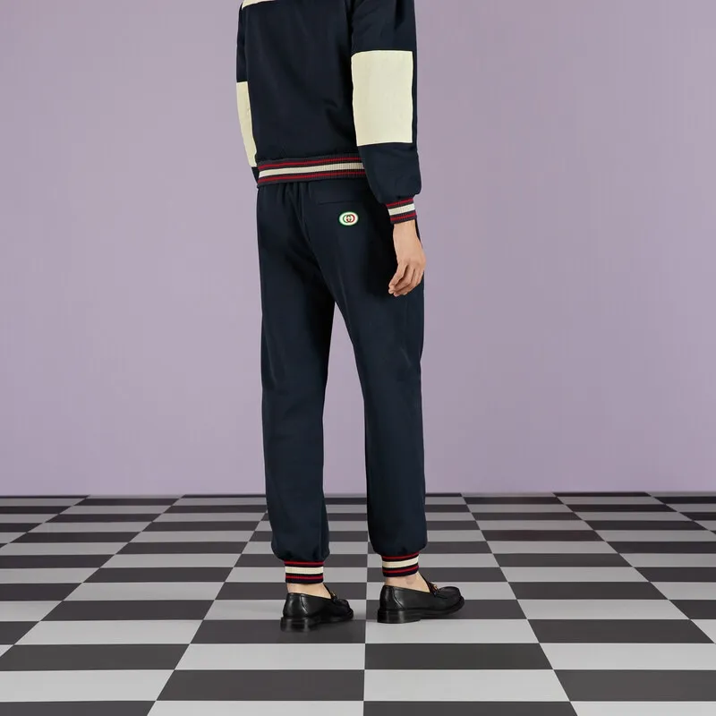 GUCCI Cotton Jersey Track Pants-3