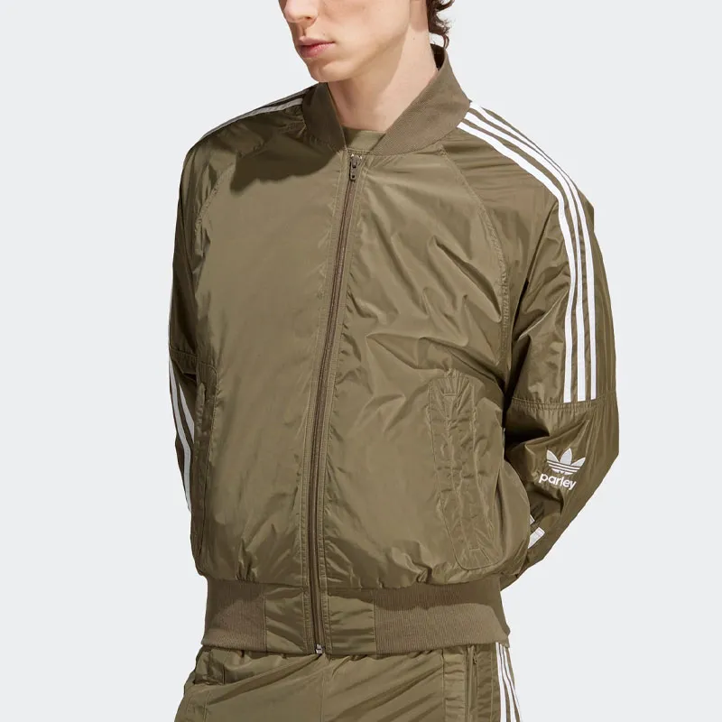 Adidas Originals ADICOLOR PARLEY Jacket Men's Strata Olive Green-3