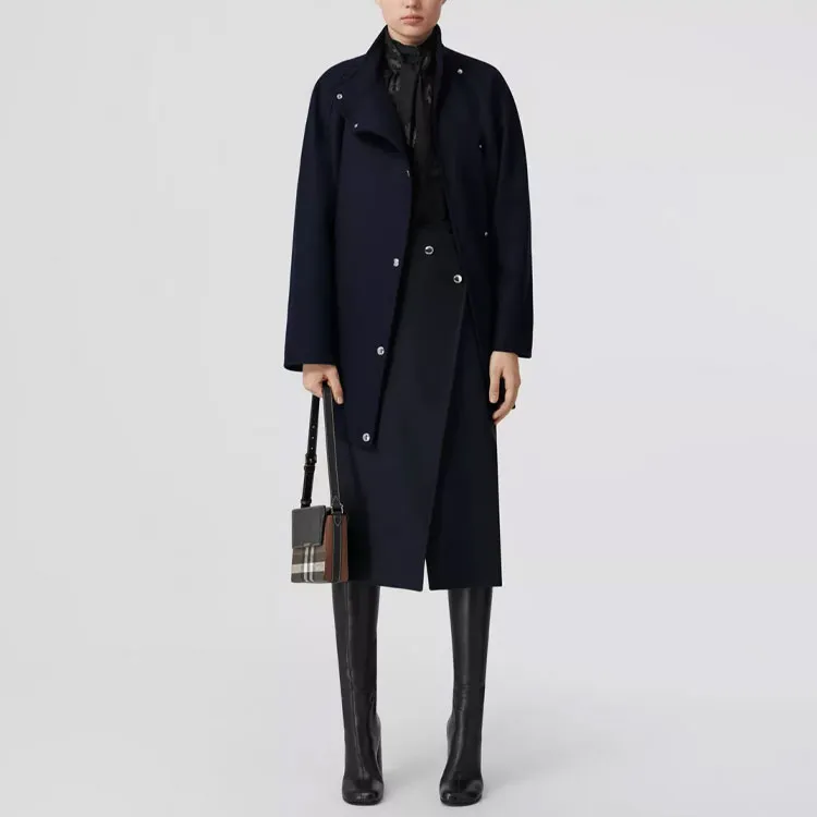 Burberry FW22 Skirt Women's Dark Charcoal Blue-1