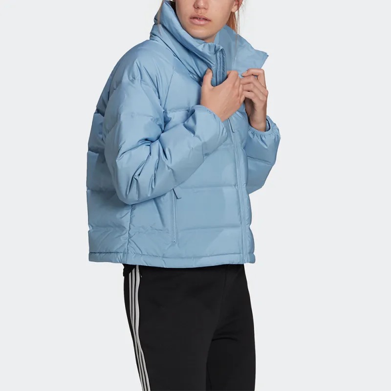 Adidas Down Jackets Women's Sky Blue-4