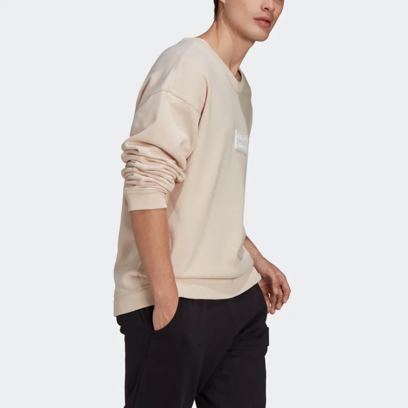 Adidas Originals Cotton Terry Sweatshirts Men Ecru-3