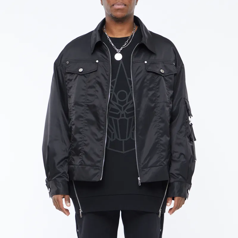 FANBIOU FW21 Loose Fit Jacket Unisex Black-2
