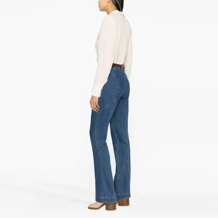 Chloé Guipure Detailed Long Sleeved Blouse-4